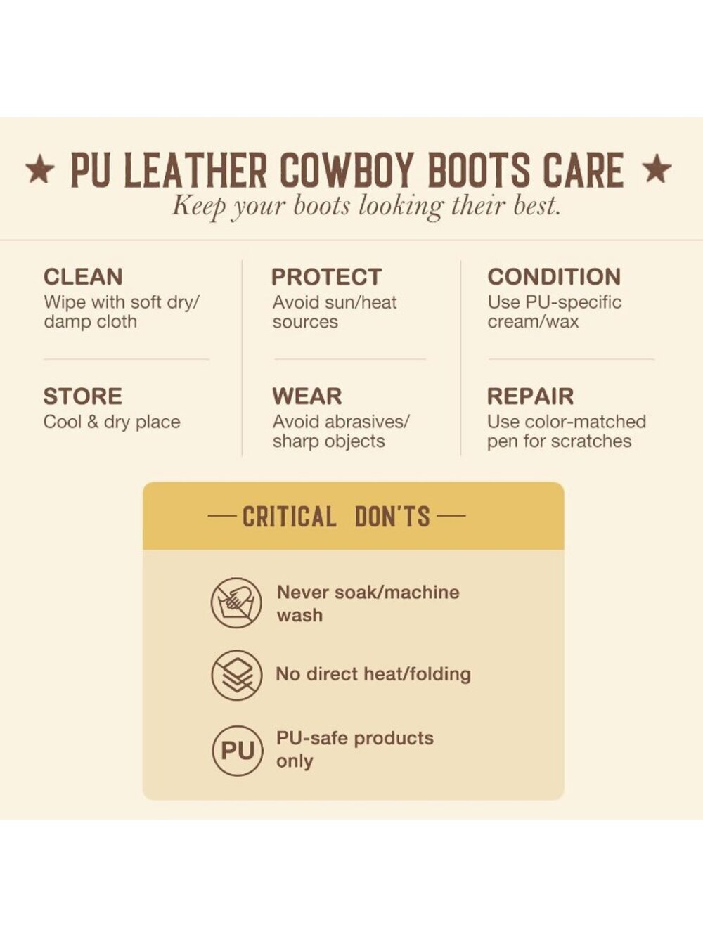 Women's Western Cowgirl Boots Brown Chunky Heel Ladies Snip Toe Mid-Calf Boots - Picture 6 of 6